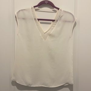 Express sheer top plunge neck SZ XS